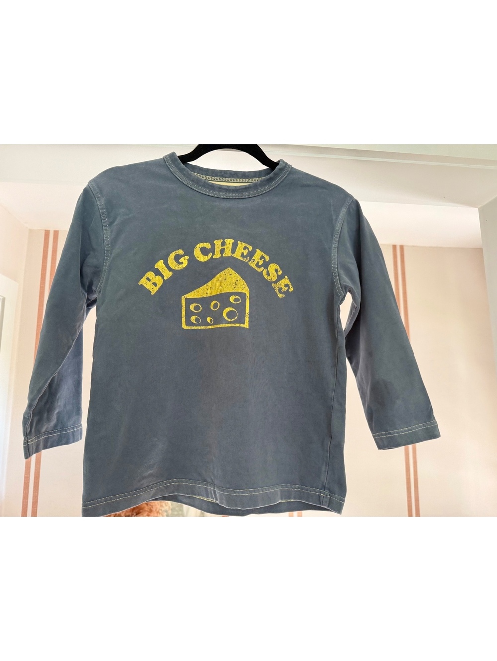 Mini Boden Boys “ Big Cheese” Tee Sz 7-8 Years